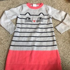 Kitty cat sweater dress